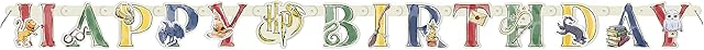 Unique 23568 Birthday Banner-1.82 m-Harry Potter Party, Multicolour