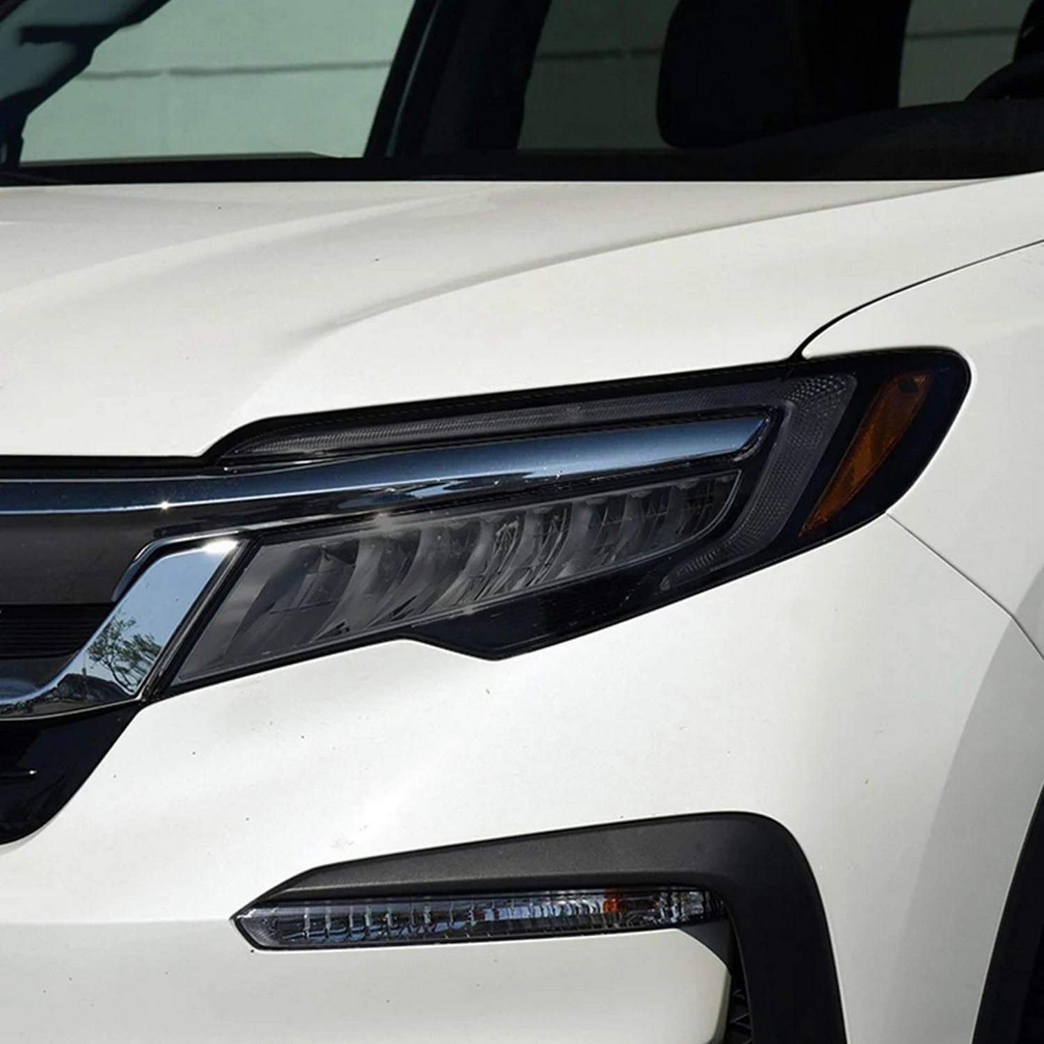 Film transparent noir phare TPU autocollant pour Honda Pilot 2015