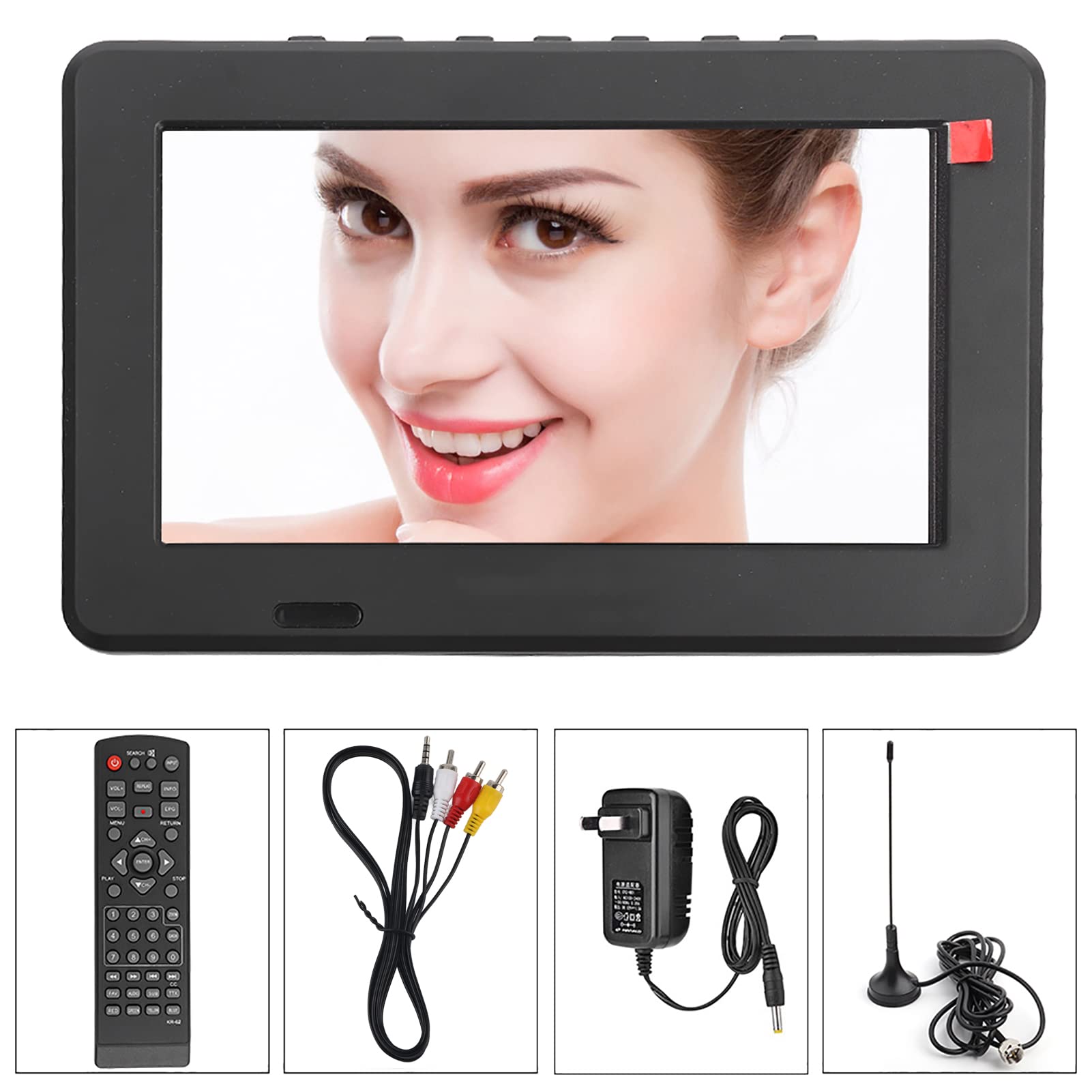 Amazon.co.jp: 1080pポータブルテレビ、家庭用折りたたみ式便利