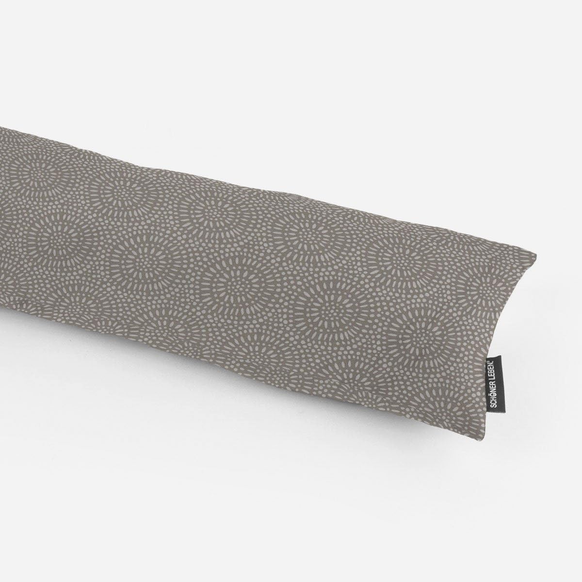 SCHÖNER LEBEN. Paraspifferi Whirl Pebble Mandala Cerchi Grigio Bianco Lana Diverse Misure Seleziona:90cm Lunghezza