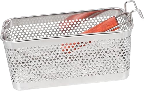 GANAZONO Cesta para freír patatas fritas de acero inoxidable, colador de aceite, multifuncional, para hervir hervir, para freír, para lavar y cocinar