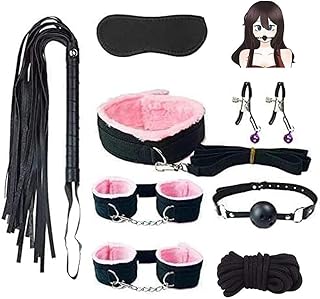BDSM Sex Bondage Restraints Kit for Ankles & Wrists Bar Sex Handcuffs Bracelets for Women Fuzzy Hand Cuff Set for Adult Bedroom with Safety Release Pink Sex Resistance Bands Strap Sweatshirt