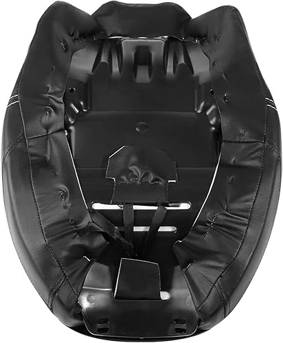 Miniatura 2 de TCT-MOTORPARTS Asiento de conductor de perfil bajo para Harley Electra Street Road Glide CVO Road King 2009-2023 costuras negras