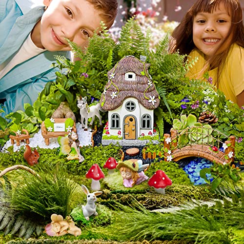 Wild Pixy Fairy Garden Set - Baby Miniature Fairy Garden Accessories Kit Springtime Collection With Gorgeous Baby Garden Fairies And Garden Animals Indoor Ornaments Or Outdoor Figurines #TOP6