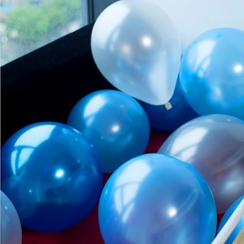 Miniatura 7 de 100 globos de látex biodegradables de 12 pulgadas, grandes, redondos, metálicos, nacarados, arcoíris, colores surtidos, inflados a granel, helio,