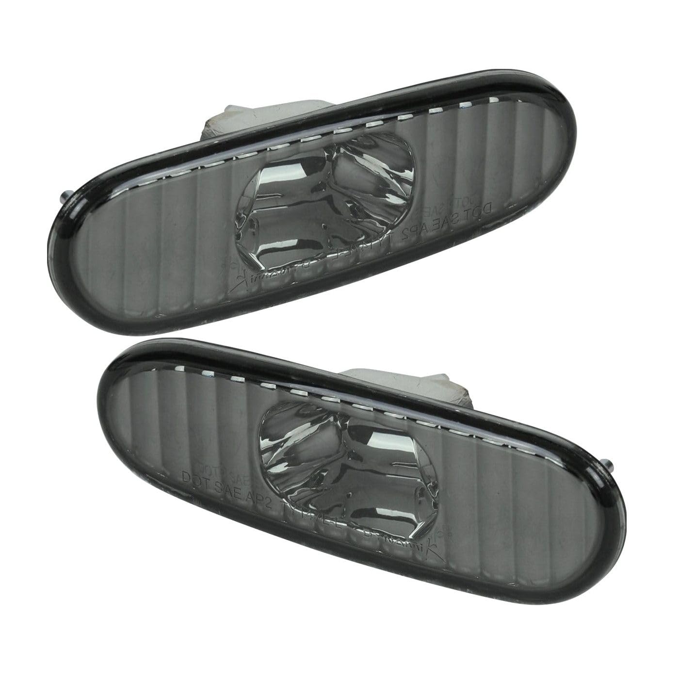 MNMSYH Smoke Side Marker Lights Tinted Signal Heavy Duty ABS Plastic Housing/Polycarbonate Lens Front Right Left for Toyota for Celica GT/GTS 2000-2005 for MR2 Spyder Base 2000-2005