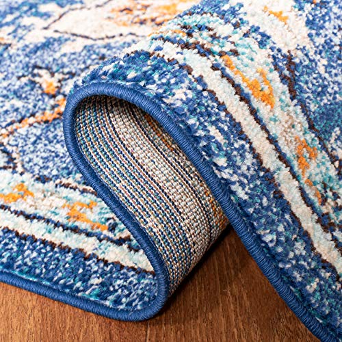 image for SAFAVIEH Madison Collection MAD473M Boho Chic Medallion Distressed Non