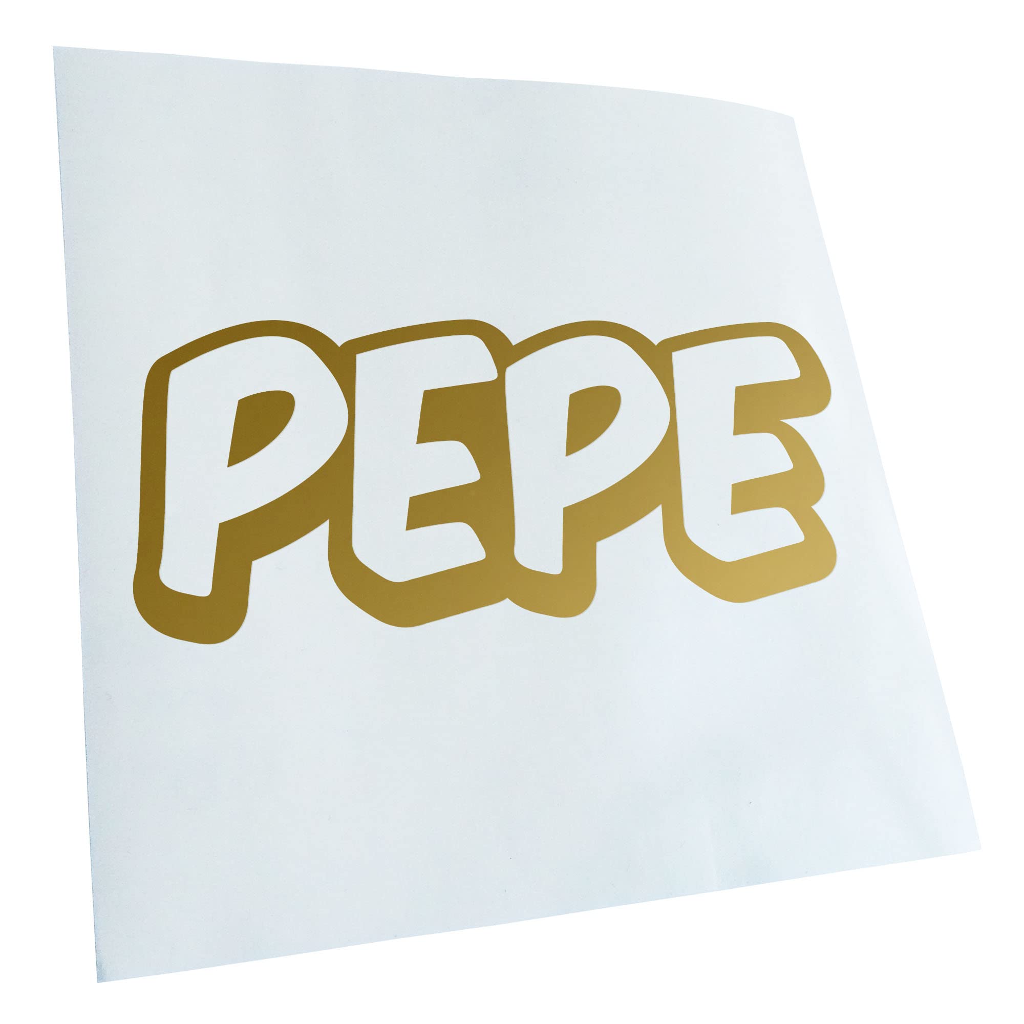 Kiwistar Pepe First Name Boys Sticker 25 Colours Neon Matt