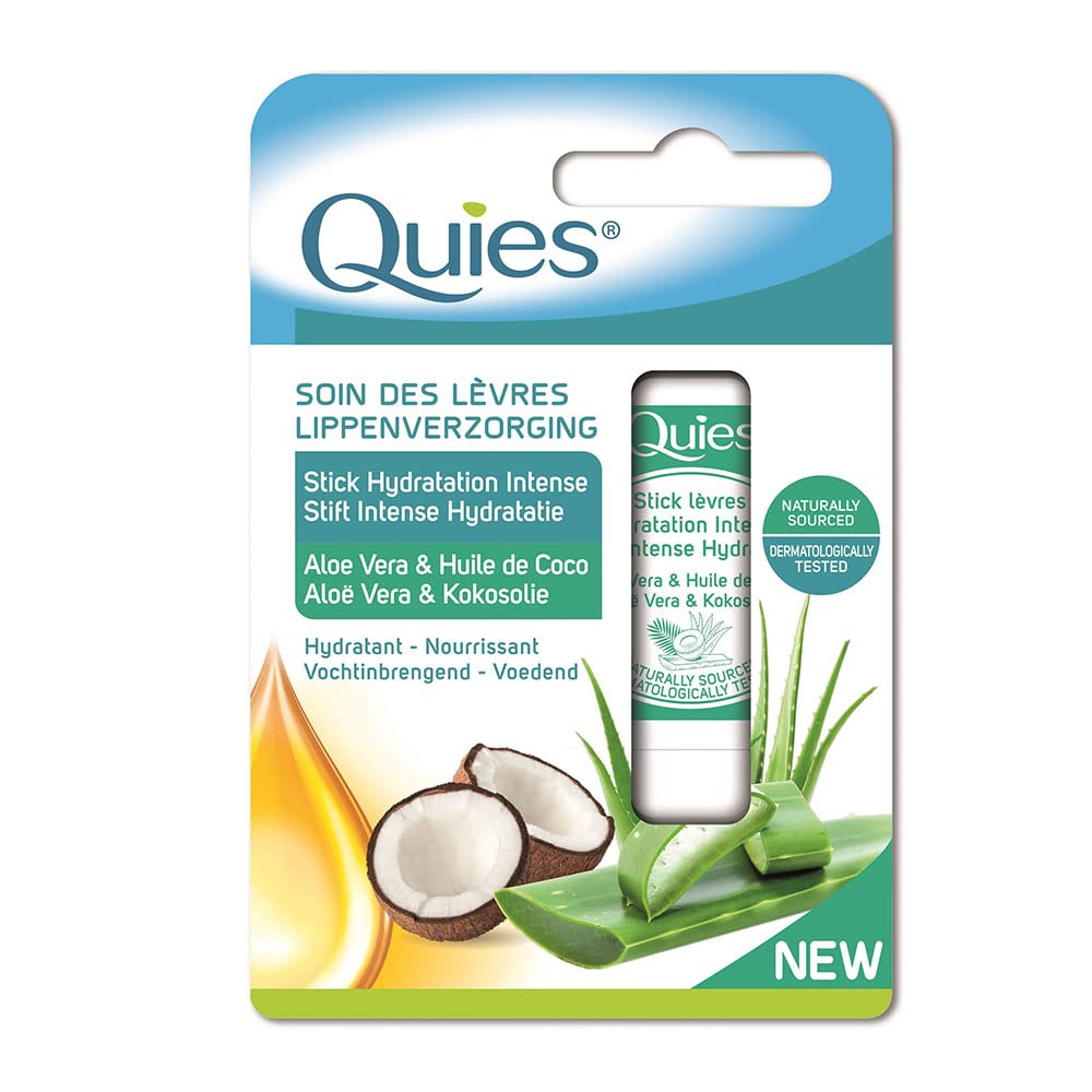 Quies Lips Care Intense Moisturizing Stick Aloe Vera & Coconut Oil 4,5g
