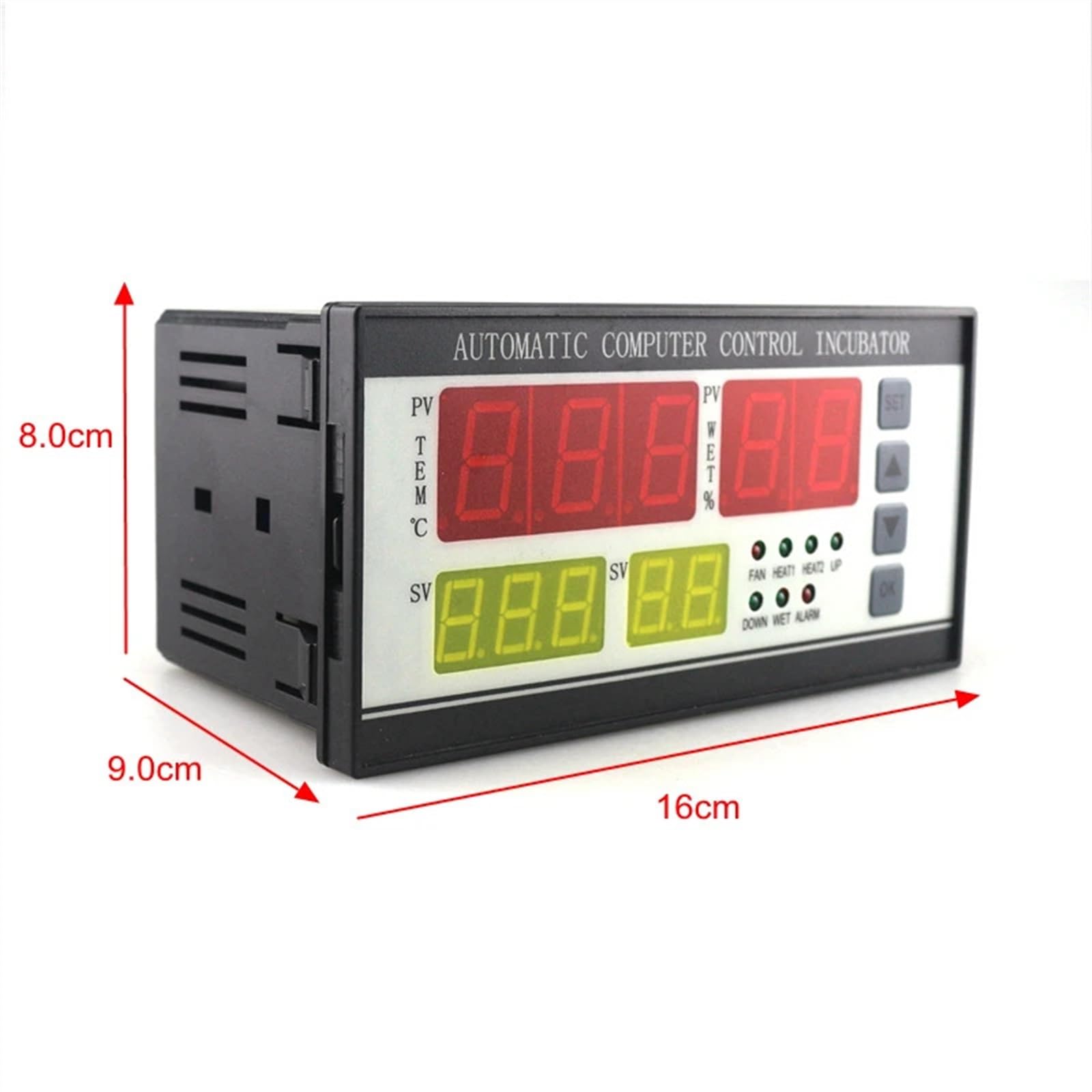 Controlador Digital de temperatura y humedad XM-18, termostato, higrostato, medidor, 110V, 220V, sonda Sensor automático for huevo