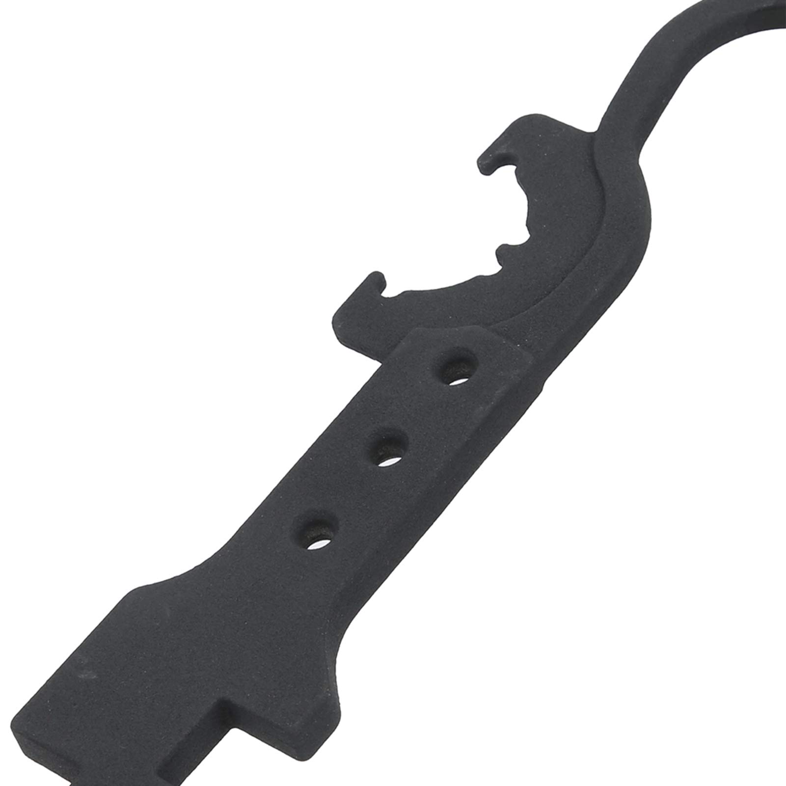 YWBL-WH Chiave Inglese Multifunzione per /M4/M16, Acciaio, Nero, 31,2 cm, Strumento Riparazione Portatile per Uso Esterno
