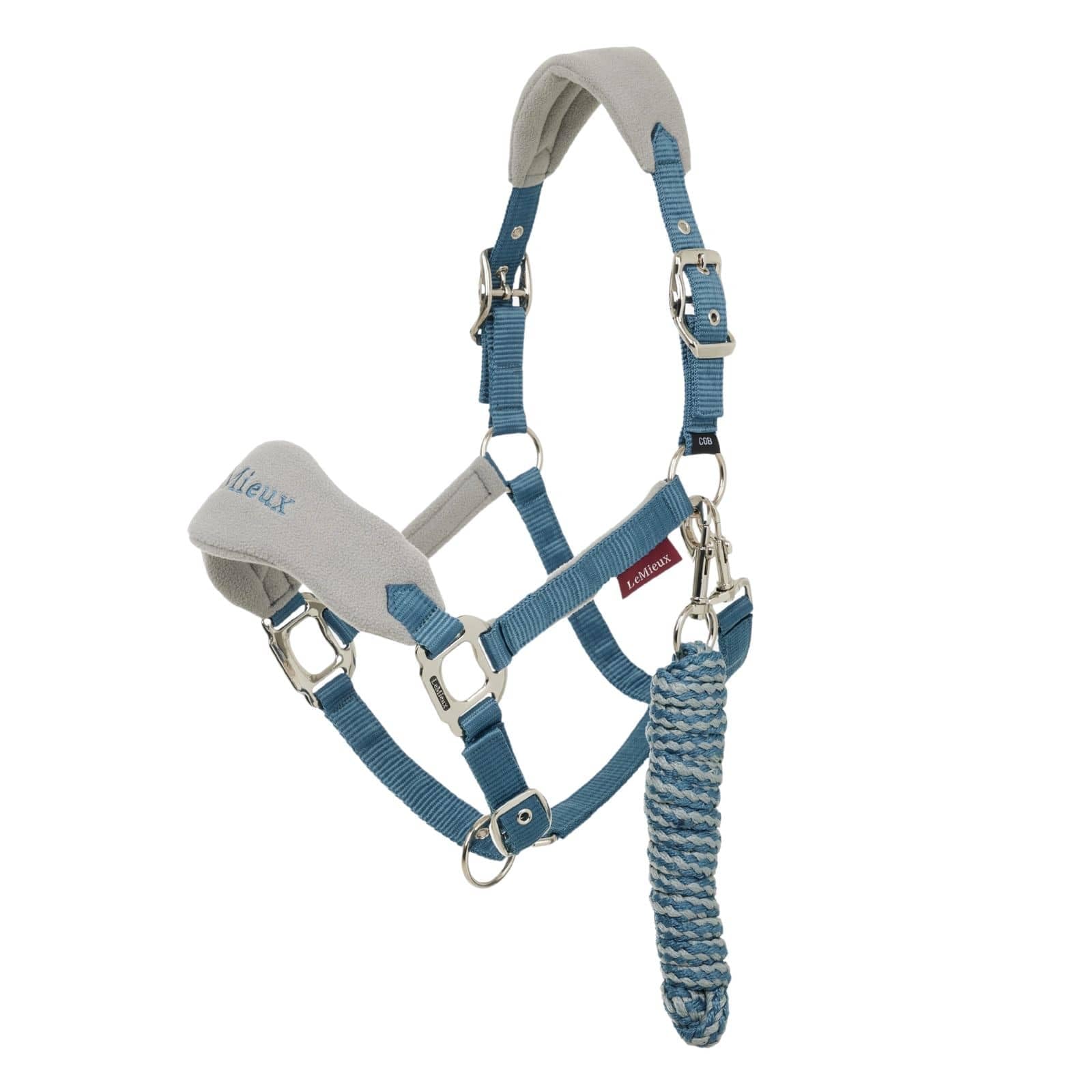LeMieux Vogue Headcollar & Leadrope Ice Blue, Full