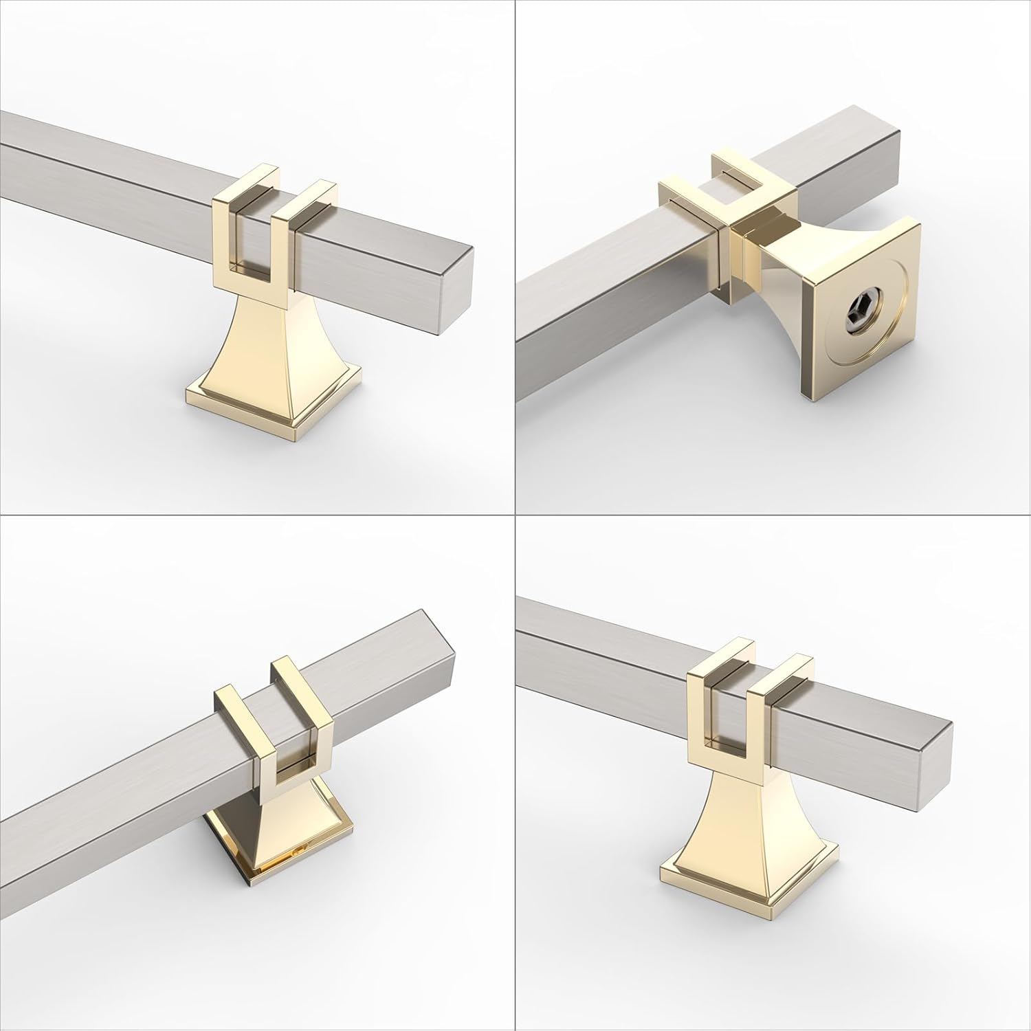 10 Pack 3 Inch Cabinet Pulls Brushed Satin Nickel Kitchen Cabinet Handles Cabinet Hardware Kitchen Handles for Cabinets Nickel Pulls T Bar Drawer Handle