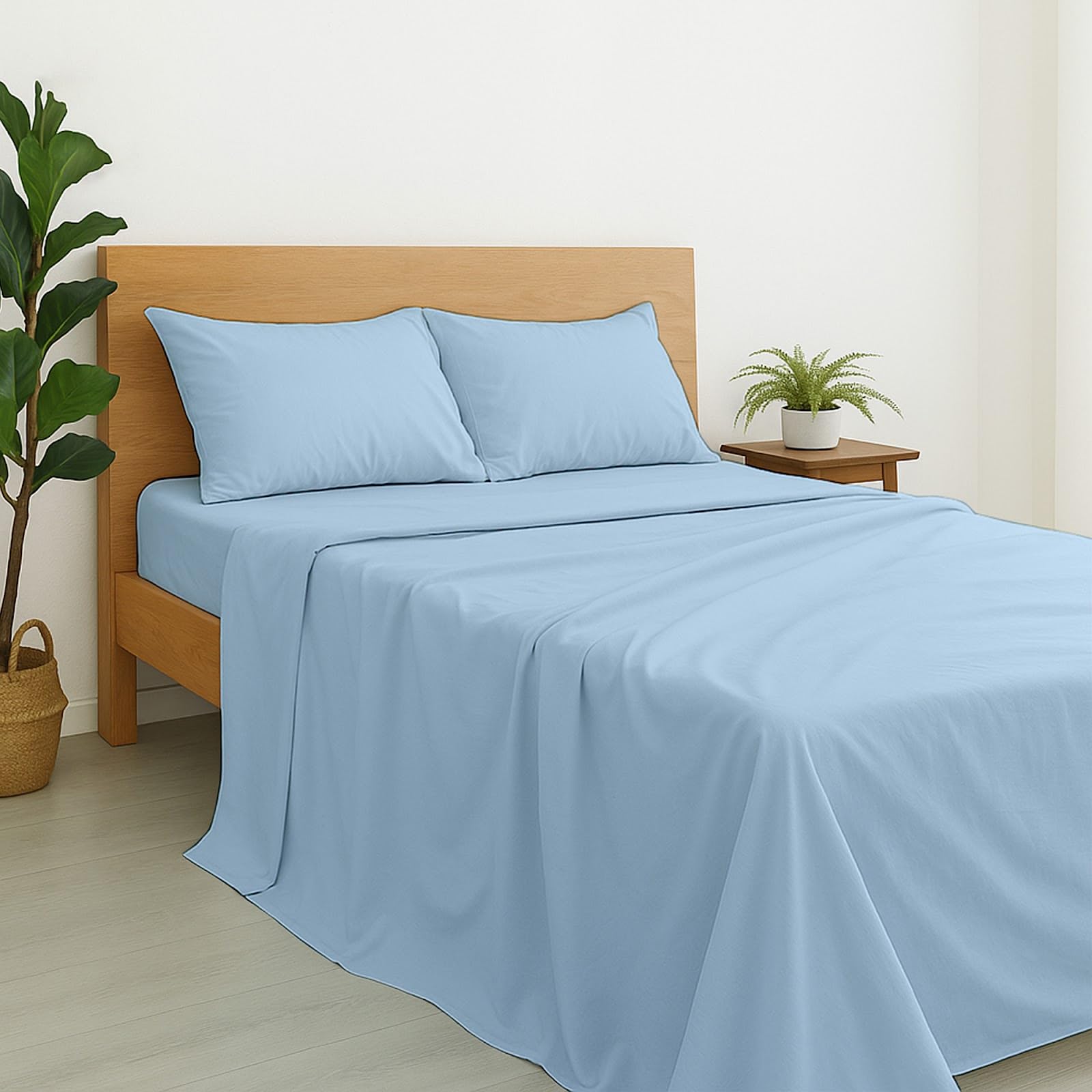 Ensemble de draps Sergara de coton Égyptien 600 fils | Essencial