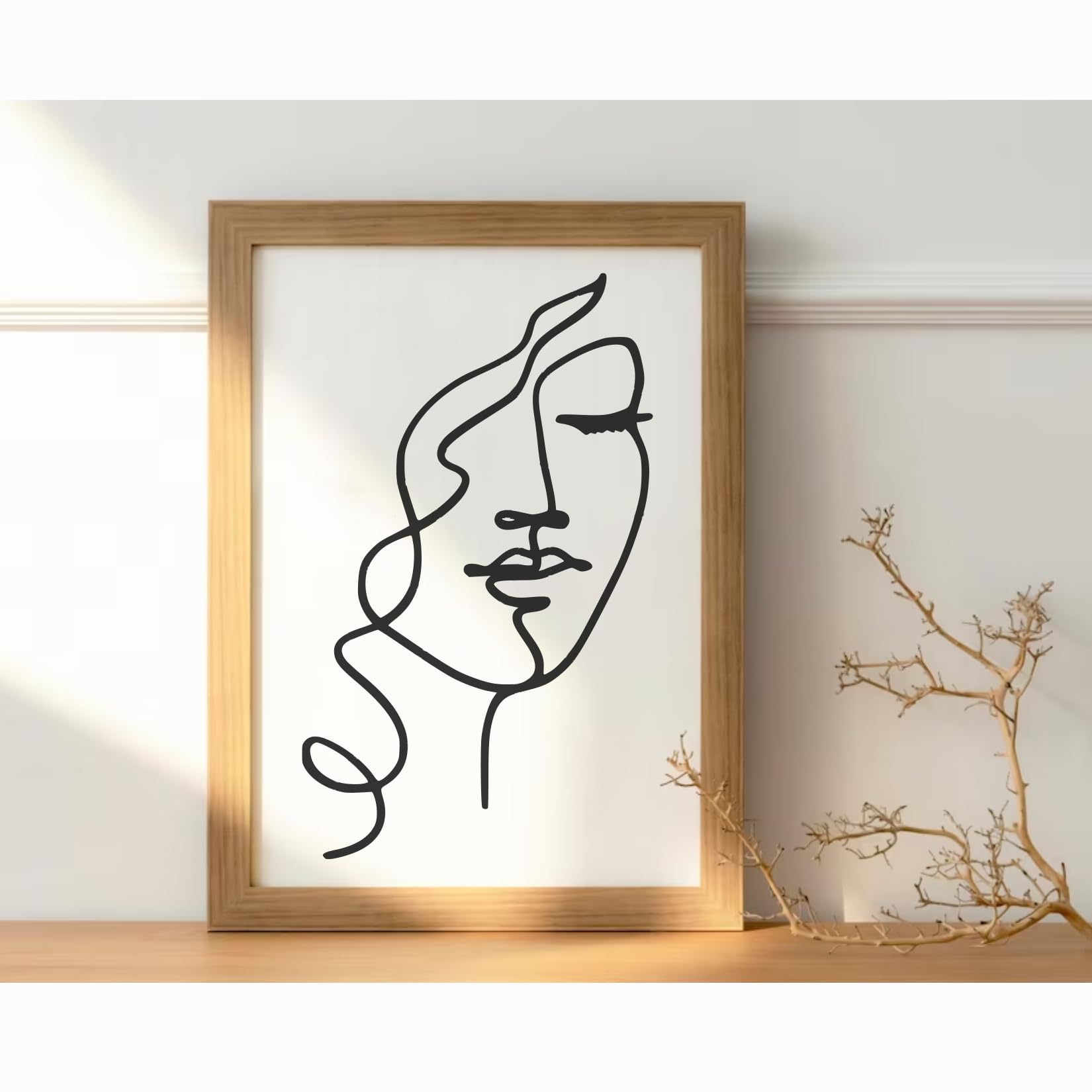 Lady Line Face Cake Schablonen – 6 Stück Frauen-Themenschablonen zum Malen auf Leinwand und Dekorieren
