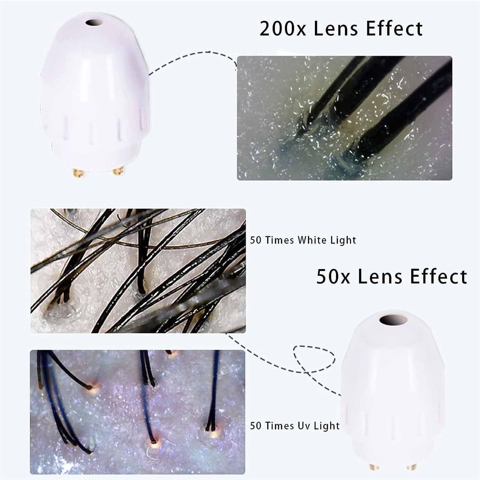 PixCy Analizzatore di Capelli Diagnostico della Pelle, Schermo LCD HD da 15", Scanner della Pelle del Viso, Tester Portatile dei Capelli della Pelle, per Saloni Domestici