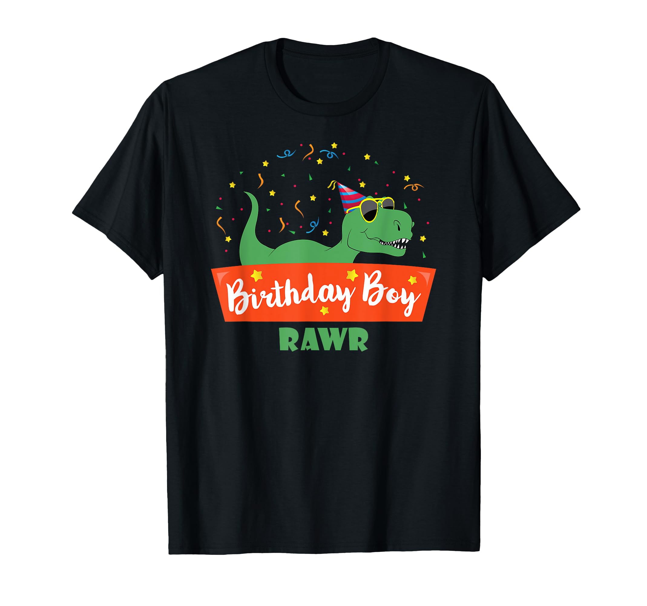 Birthday Boy Dinosaur Son T Rex Fan Funny Dinosaur Party T-Shirt