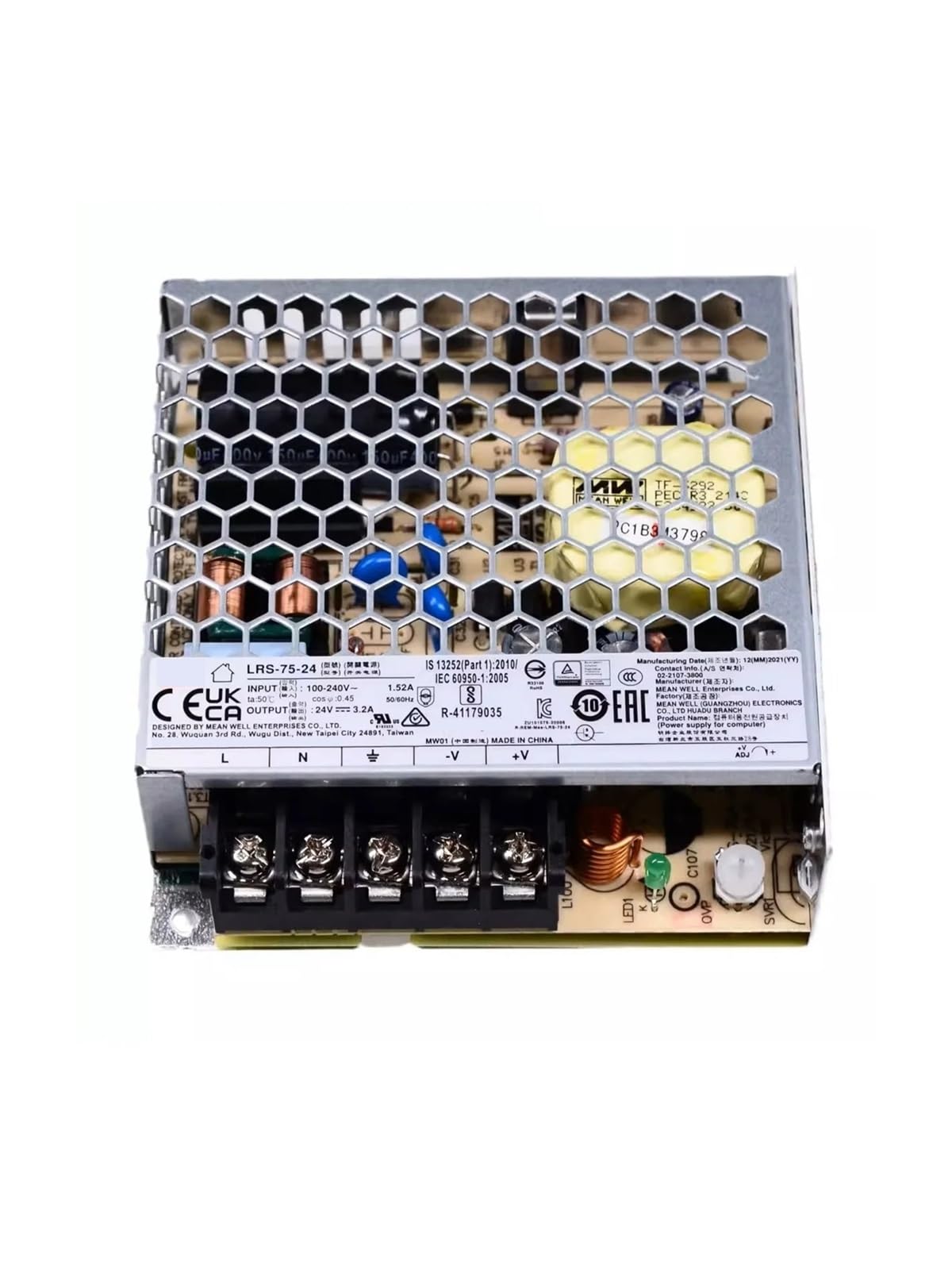 Alimentation à découpage 48V CC haute précision contre la surchauffe