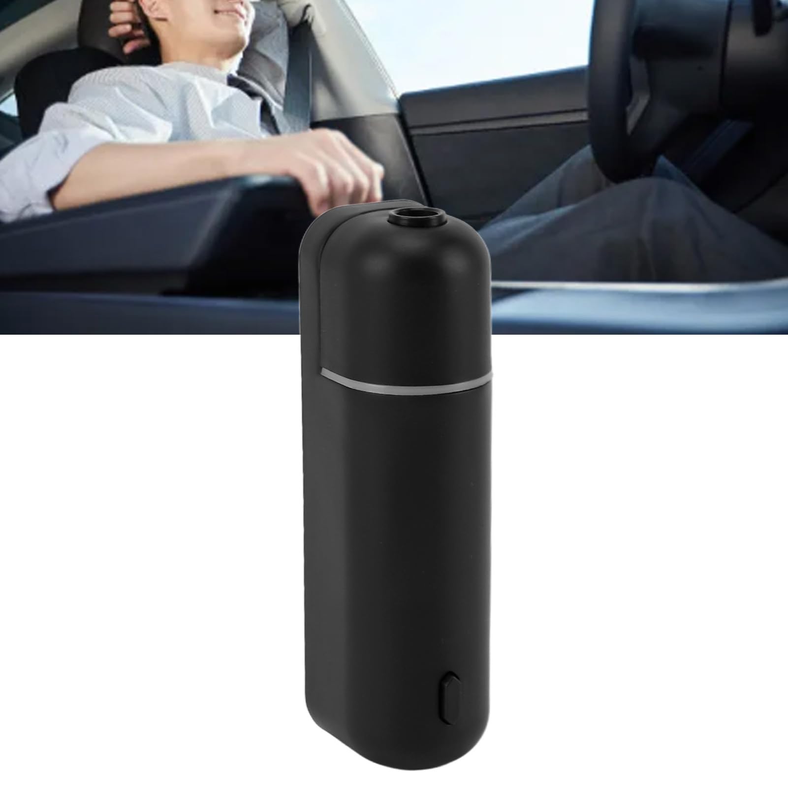 Samochodowy Dyfuzor Zapachowy, 5 V USB Plug and Play z Czujnikiem Ruchu Przenośny Samochodowy Dyfuzor Olejków Eterycznych z 6 Butelkami 5 Ml Olejku Eterycznego do Codziennych