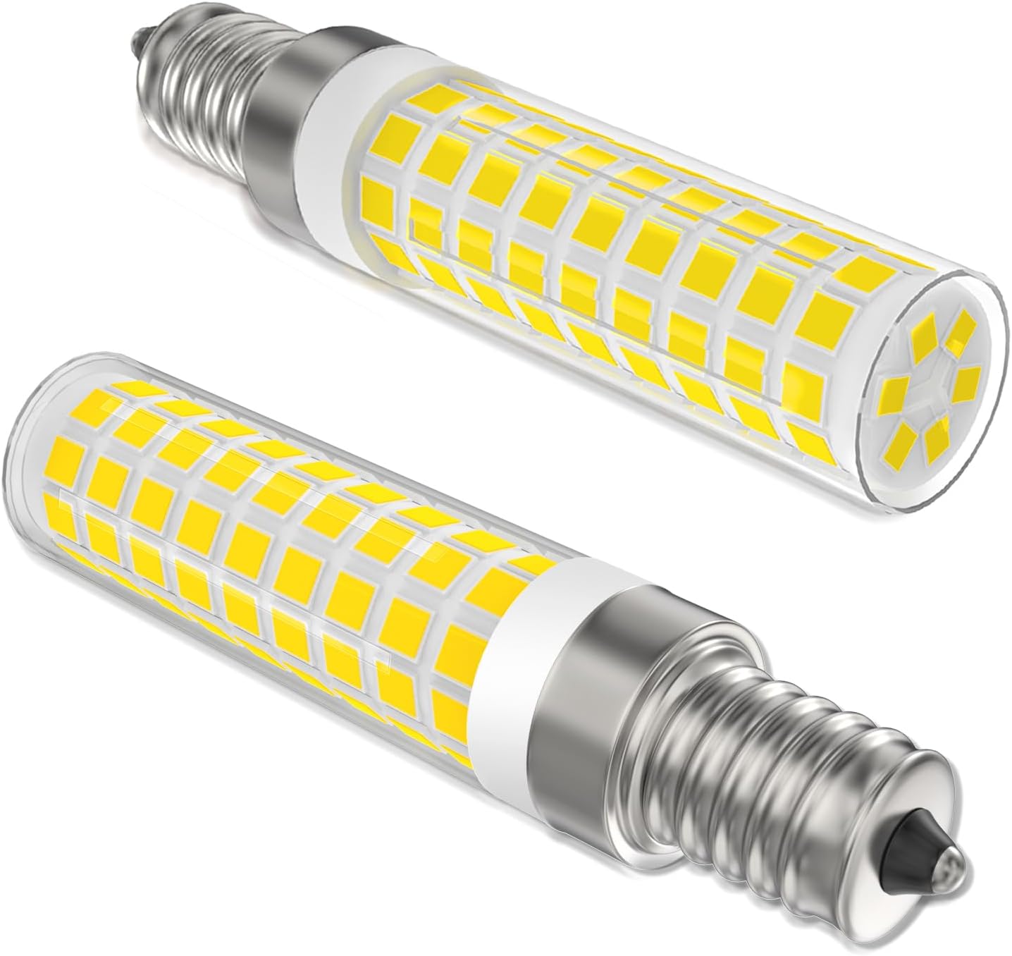 E12 100W Dimmable Replacement LED Candelabra Bulbs C7,4000K Natural White,120V 10W 1000 Lumen T6 E12 LED Chandelier Light Bulbs for Ceiling Fan Pendant Lighting Salt Lamp,2 Pack