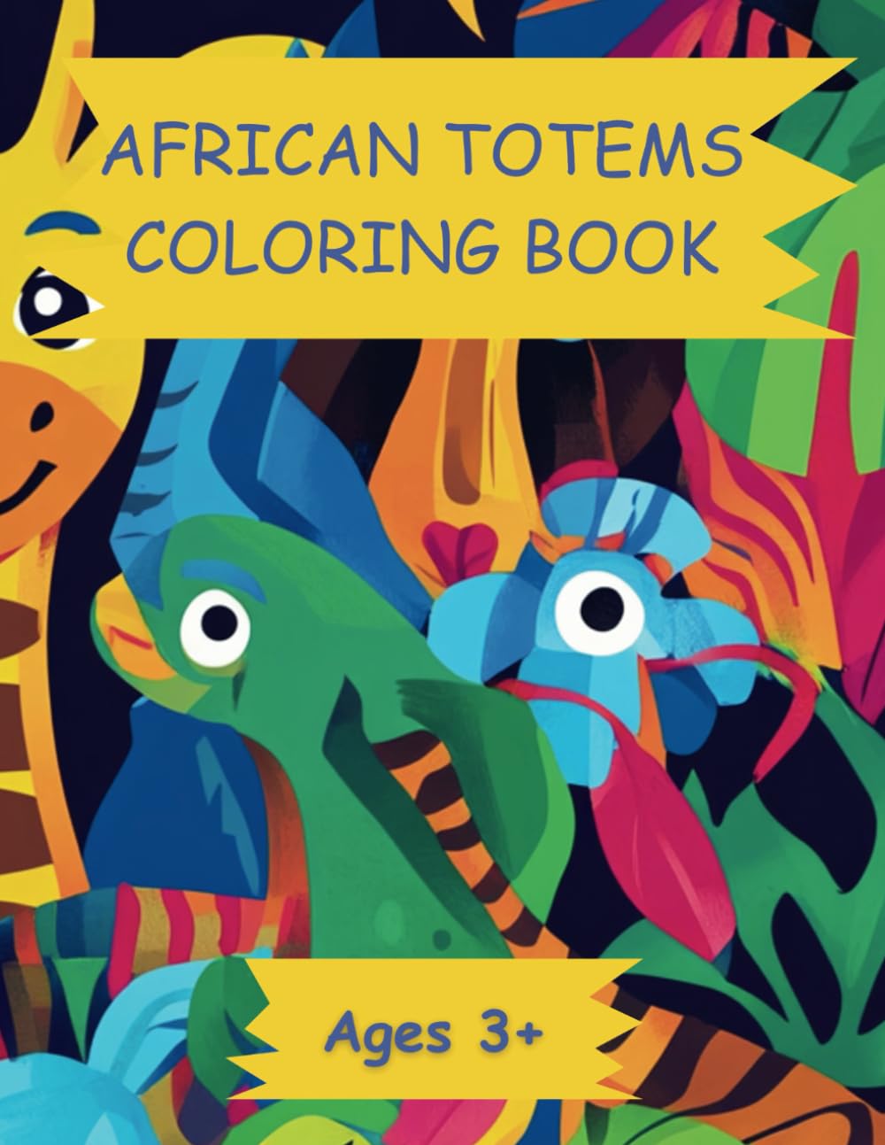 African Totems Coloring Book: A Journey Through Culture