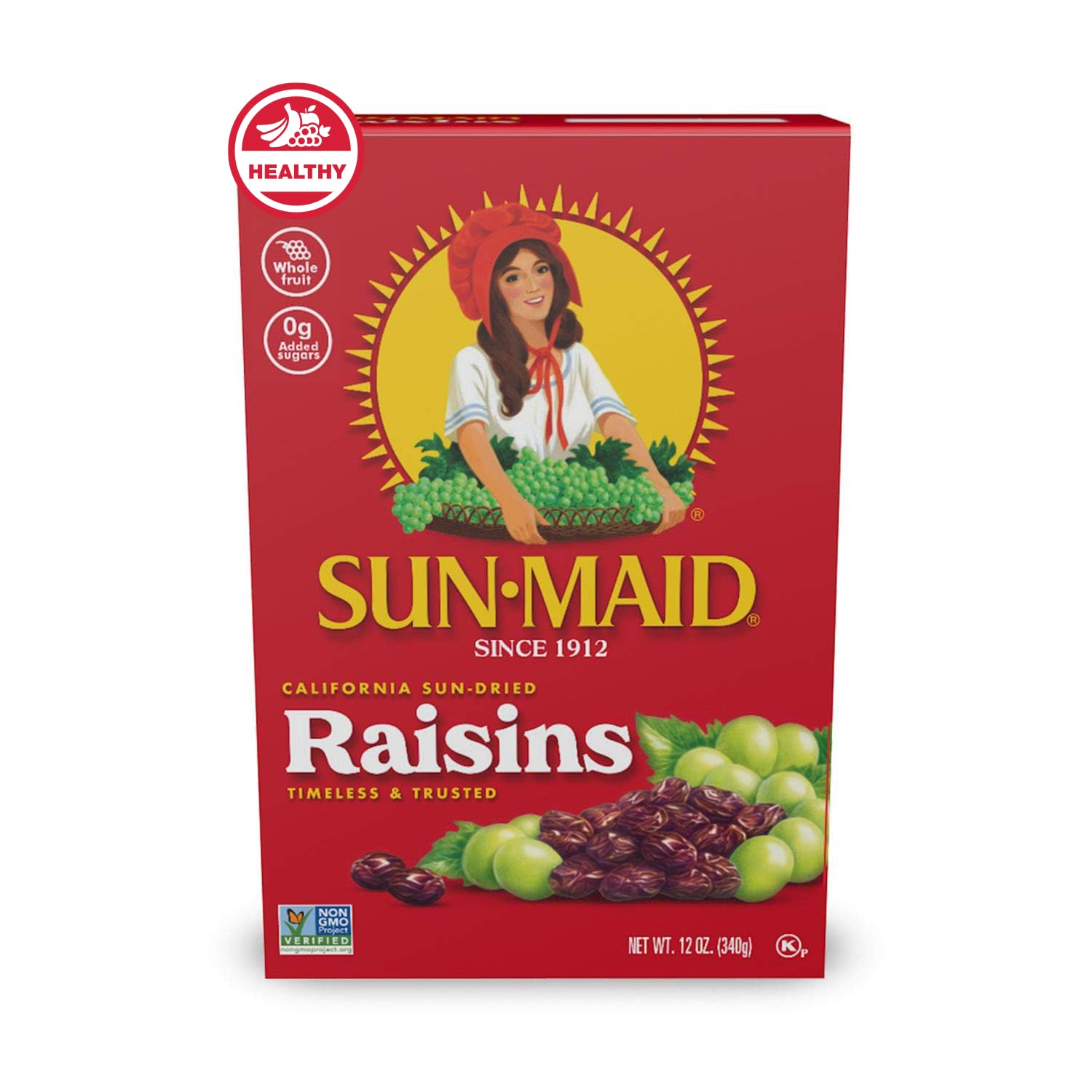 SUNMAID RAISIN 12OZ, Raisins, 1 Count