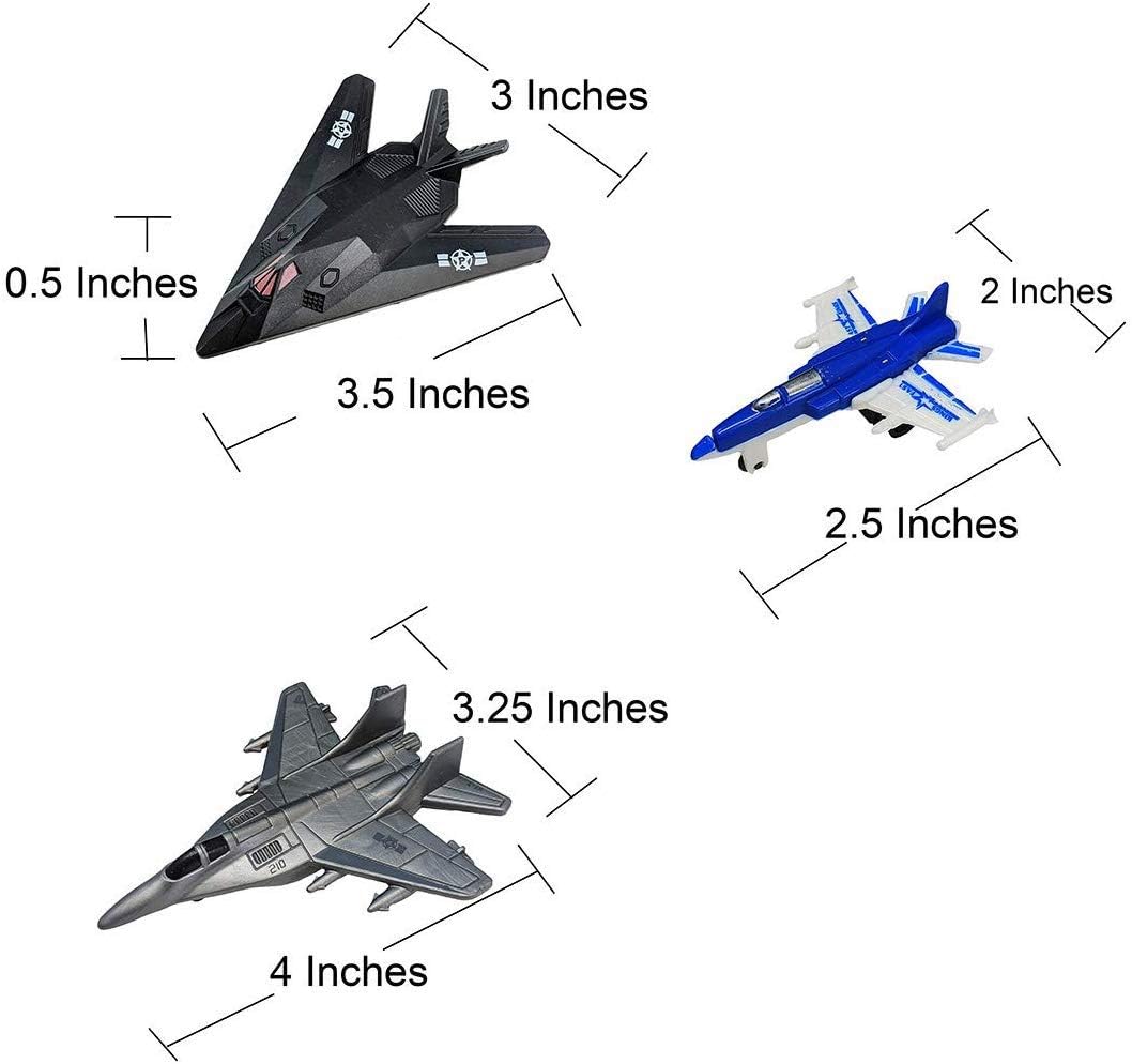 Toy Aircraft Carrier Ship with Warplanes and Submarine Combo, Includes 18 Fighter Jets Torpedo