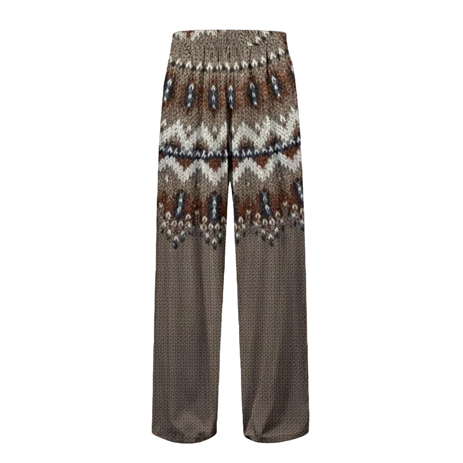 Generisch Pijama corto para hombre, pantalones de yoga, albornoz bordado para hombre (café, L)