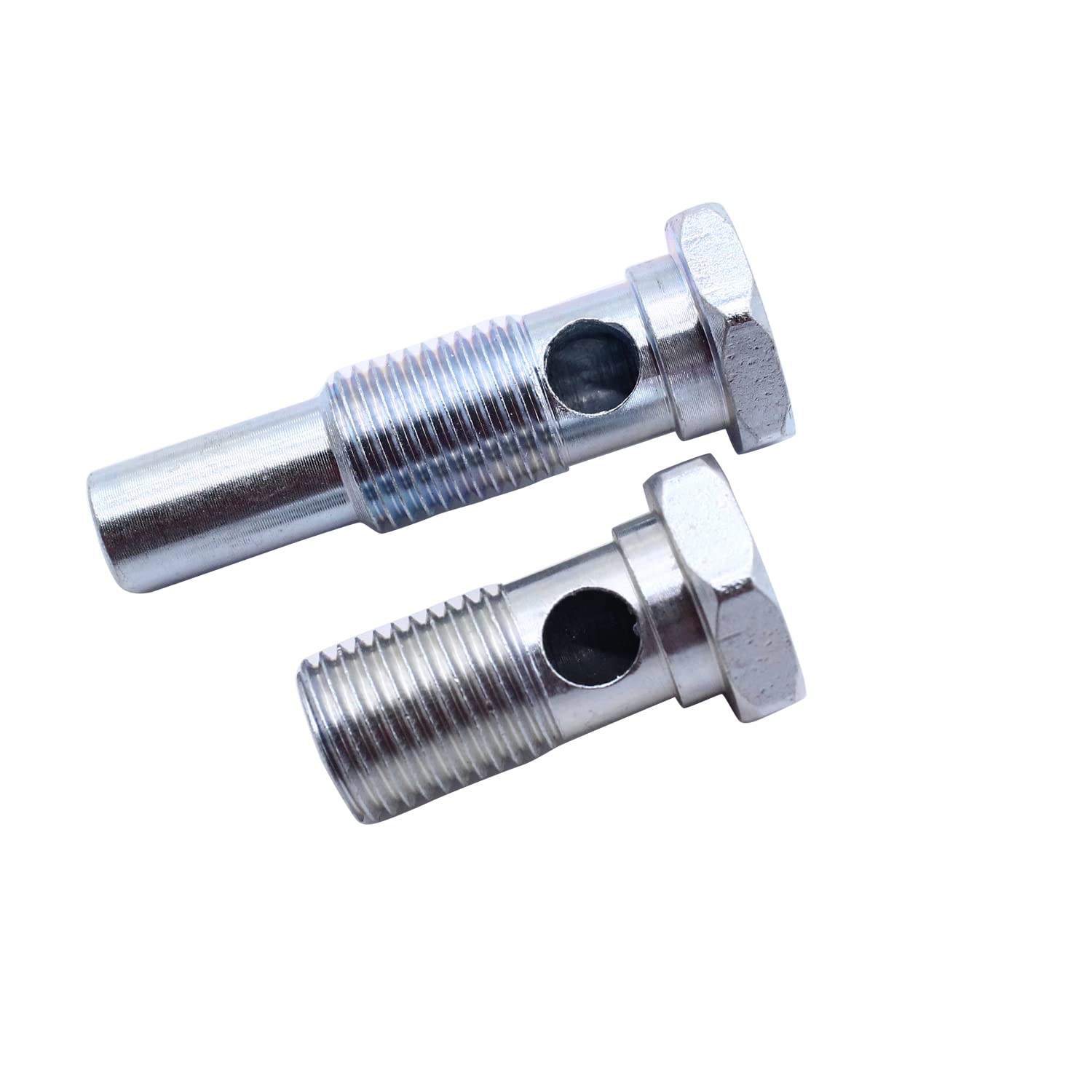 2-Piece 6AN X 1/4NPSM 90 Degree Banjo Fittings For GM 4L80E Transmission Oil Cooler 1997-2010