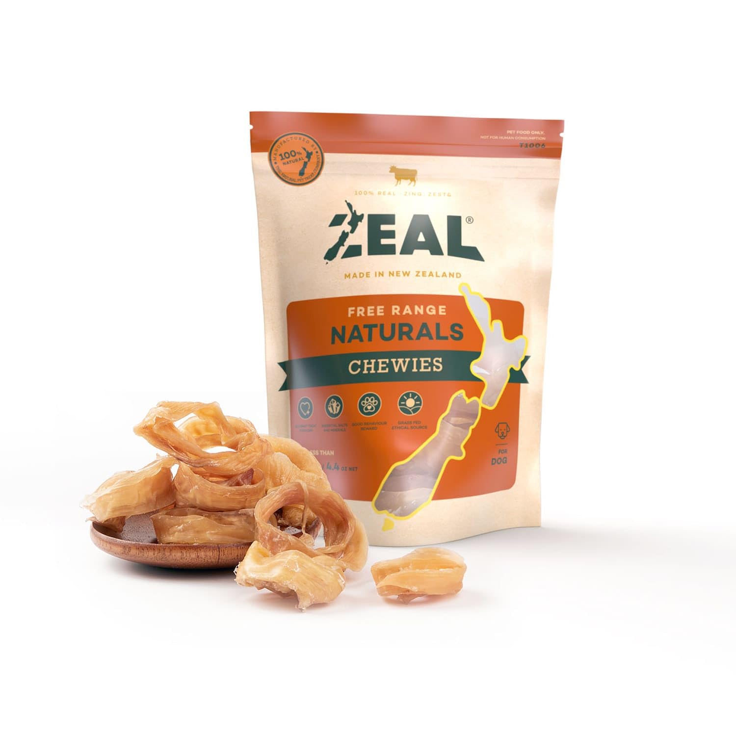 Zeal Pet Food - Free Range Naturals Chewies Dog Treats - 125G