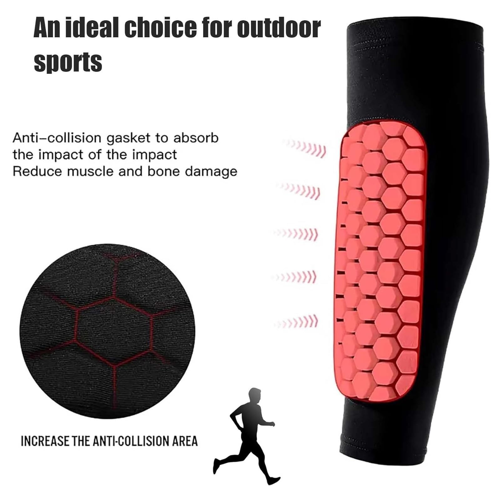 Parastinchi Per Sci E Snowboard - 8 Pezzi Autoadesivi, Imbottitura In Schiuma Per Proteggere Stinchi E Caviglie - Foto 11