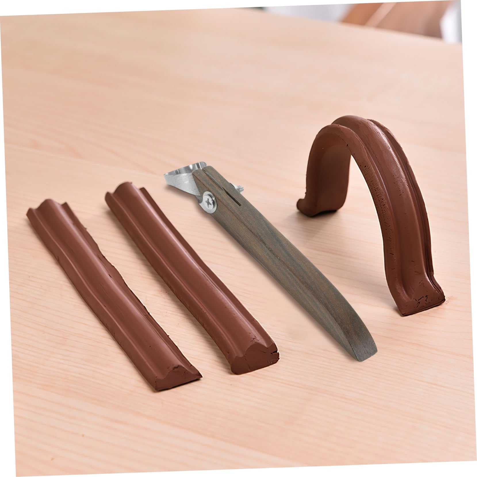 Angoily 3 Piezas Herramienta para Modelar con Mango Ergonómico Resistente y Ligera Moldeador y Esculpidor para Arcilla de Secado al Aire para Principiantes y Profesionales Manualidades