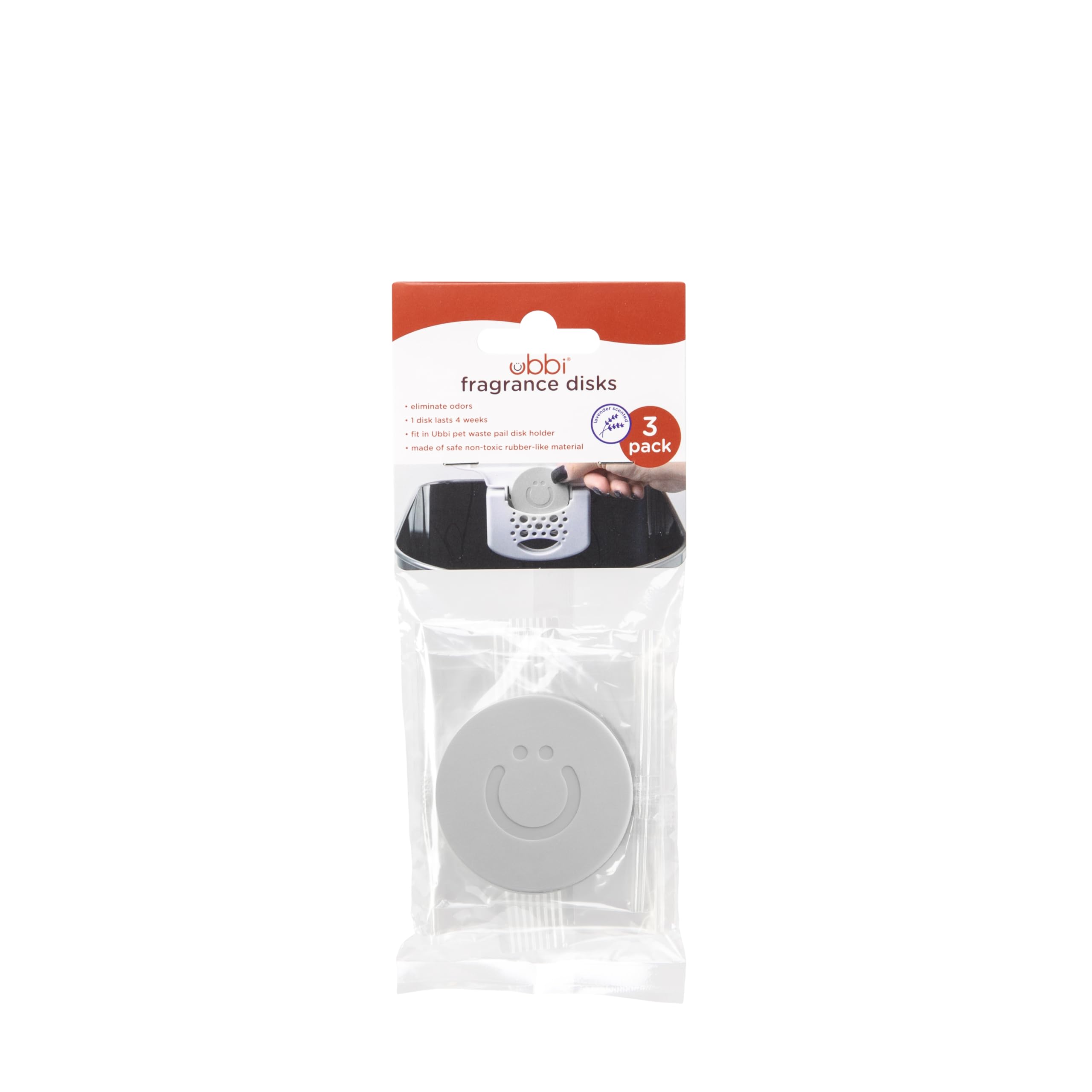 Ubbi Pet Pail Odor Absorbing Fragrance Disks, 3 Pack