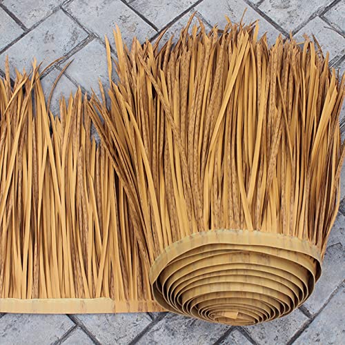 Tuile de chaume de simulation en HDPE faux toit mexicain pour parasol et tiki bar 3m