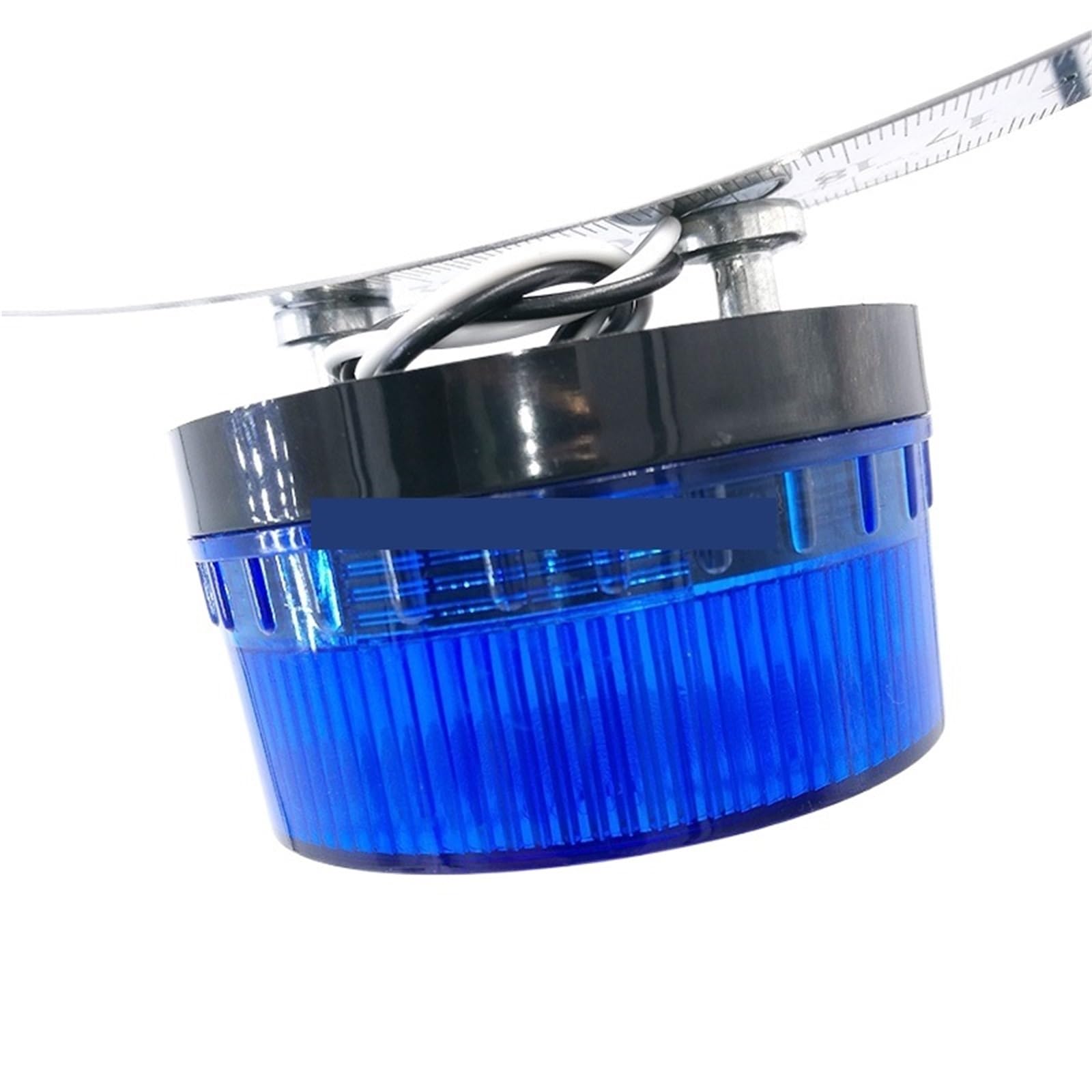 1 szt. Magnetyczna lampka ostrzegawcza stroboskopowa TB35 N-3071T LED mała migająca lampka ostrzegawcza LTE-5061 Alarm bezpieczeństwa IP44 (żółty-12V-magnetyczny)