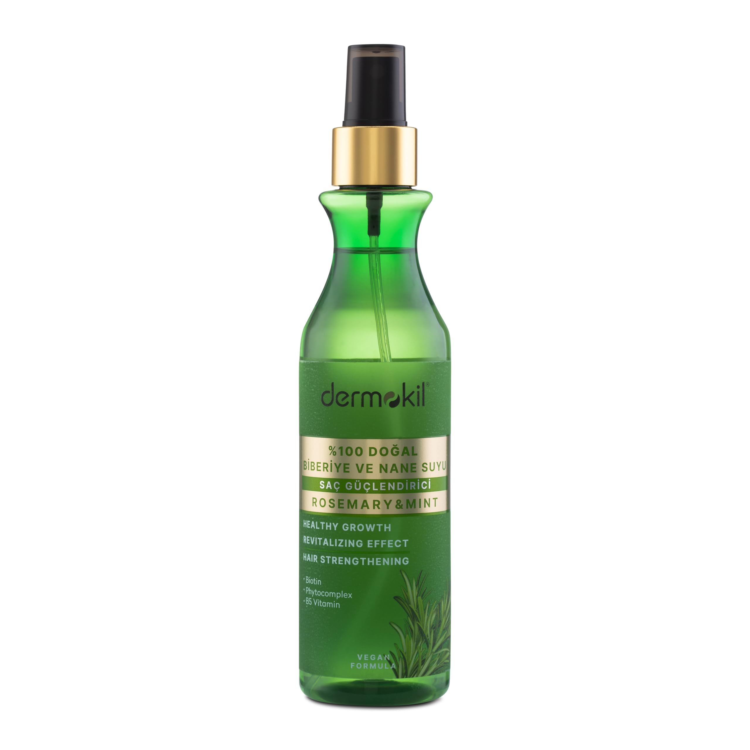 Dermokil 250 ml Biberiye Nane Saç Güçlendirici Tonik