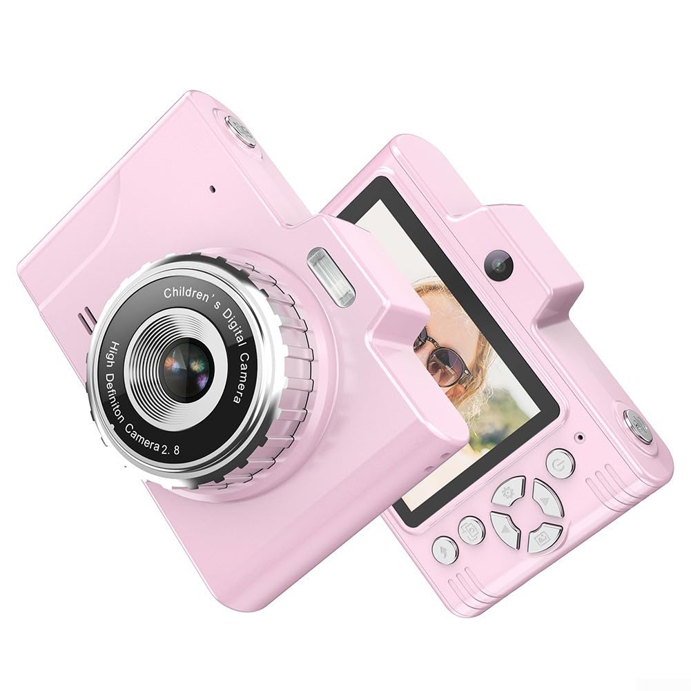 Fotocamera digitale da 48 MP 8X per zoom Compact Point and Shoot Anti-Shake FHD 1080P Vlogging Travel Cam Viola (viola)