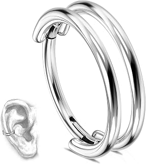 G23 Titanium Double/Triple Conch Piercing Jewelry 16G