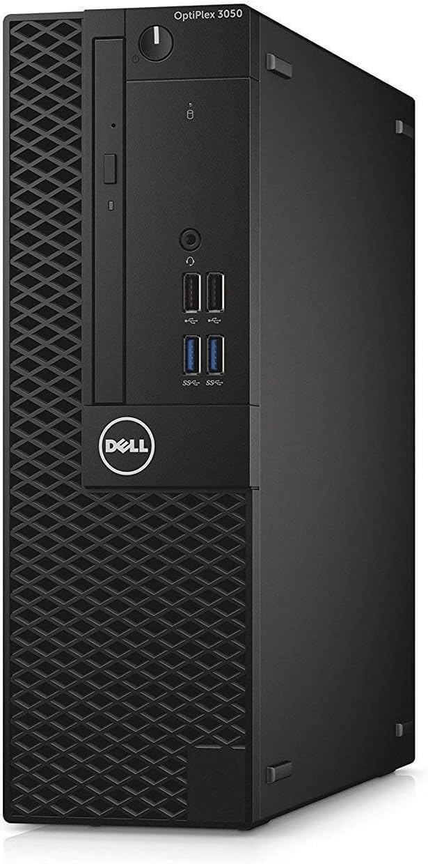 Dell Optiplex 5050 SFF Computer with 24-inch 1080p Monitor Desktop PC, Core i5-7500 up to 3.8 GHz, 16 GB RAM, 256 GB SSD, WiFi, Bluetooth, Windows 11 Pro (Renewed)