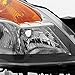 AKKON - Fits 2007 2008 2009 Altima Sedan Driver & Passenger Both Side Halogen Headlights Headlamps Chrome