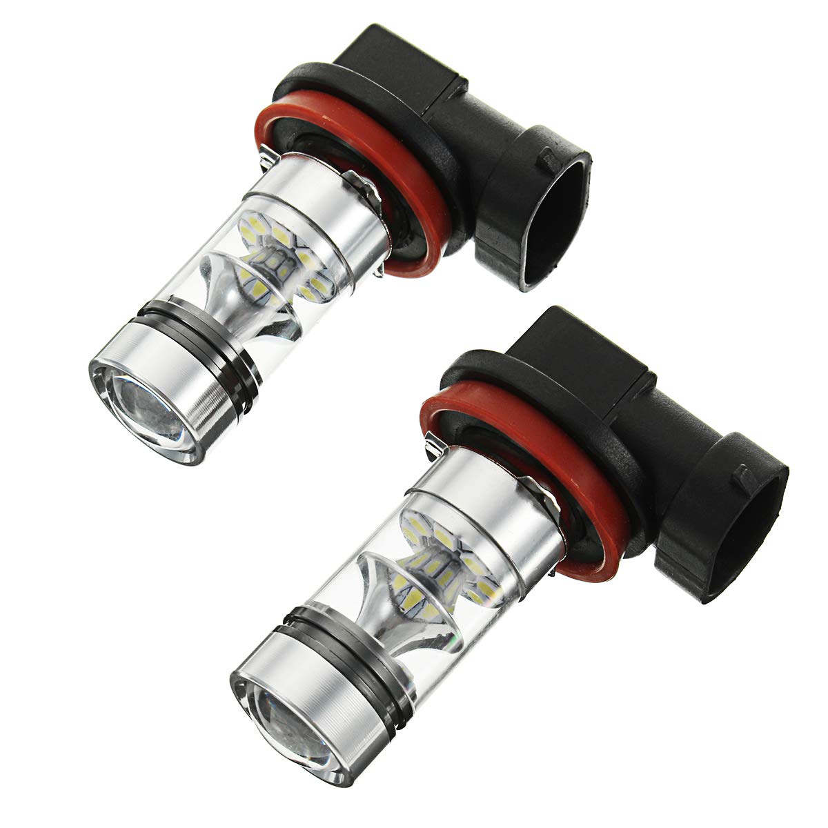 Para LED samochodowe światła przeciwmgielne żarówka H7 H11 9006 7443 3157 1156/Ba15S 1157/Bay15D 100W 1000lm - 1156 Ba15S