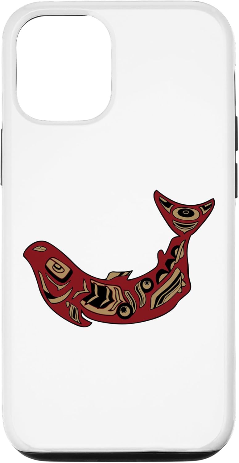iPhone 14 Native American Indian Salmon Fish Totem Pacific