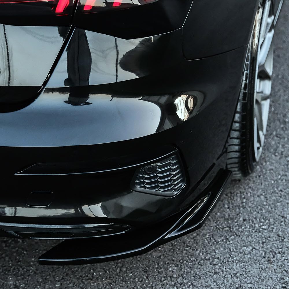 Hinten Splitter kompatibel mit Audi A3 8Y Limousine 2020–2024