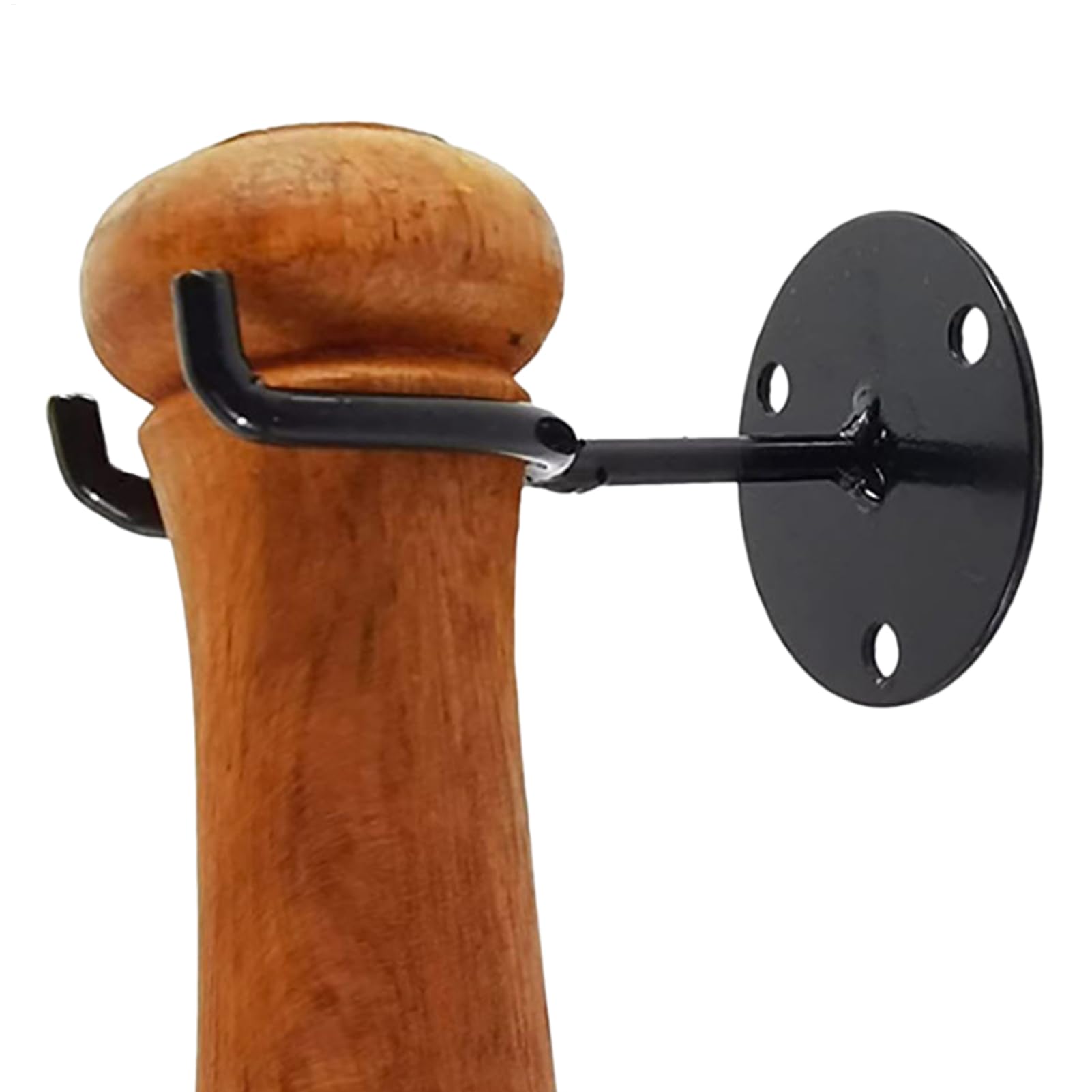 Supporto da parete per mazze da baseball, supporto per mazza da baseball, supporto multifunzionale in metallo salvaspazio per casa e soggiorno