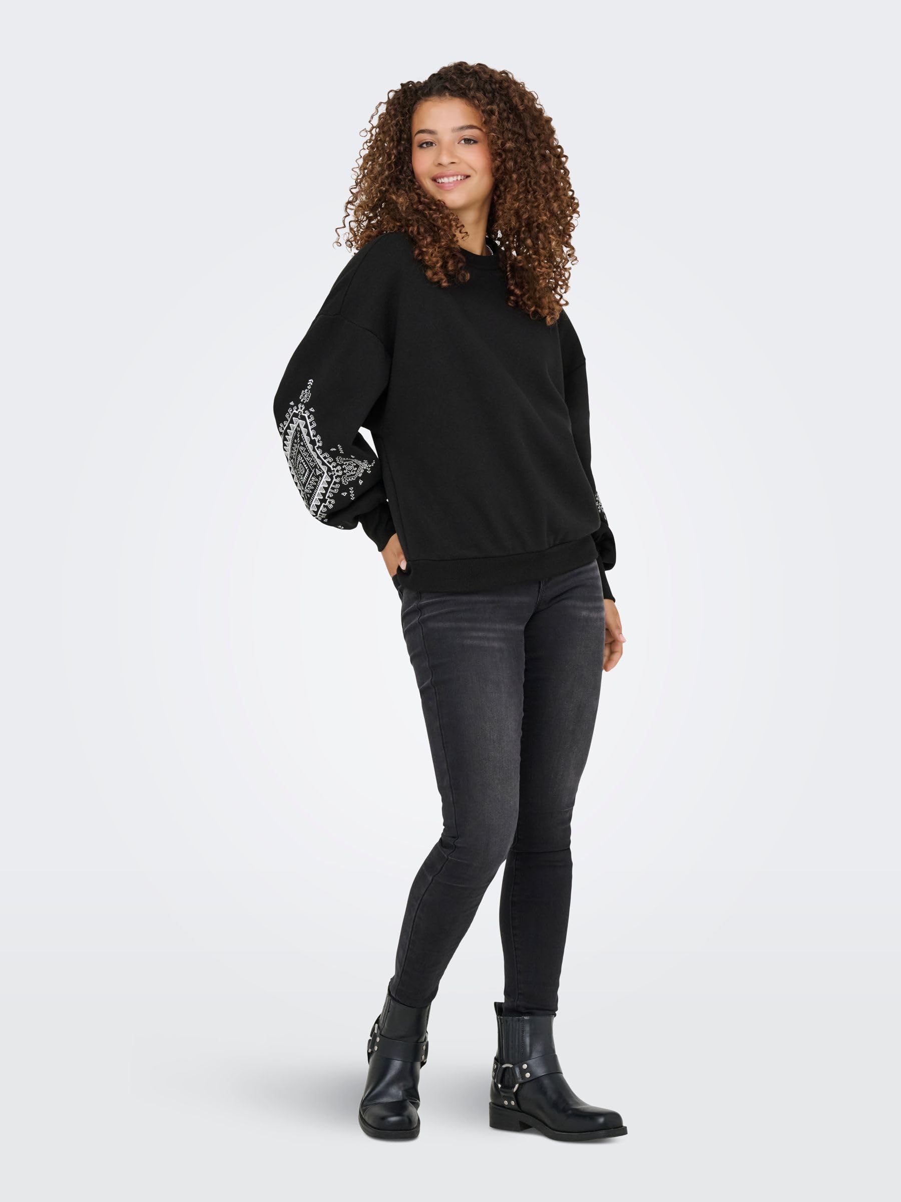 Only Onlcally L/S Print O-Neck CS Swt Onlcally L/S Print O-Neck CS Swt Mujer (Pack de 1)