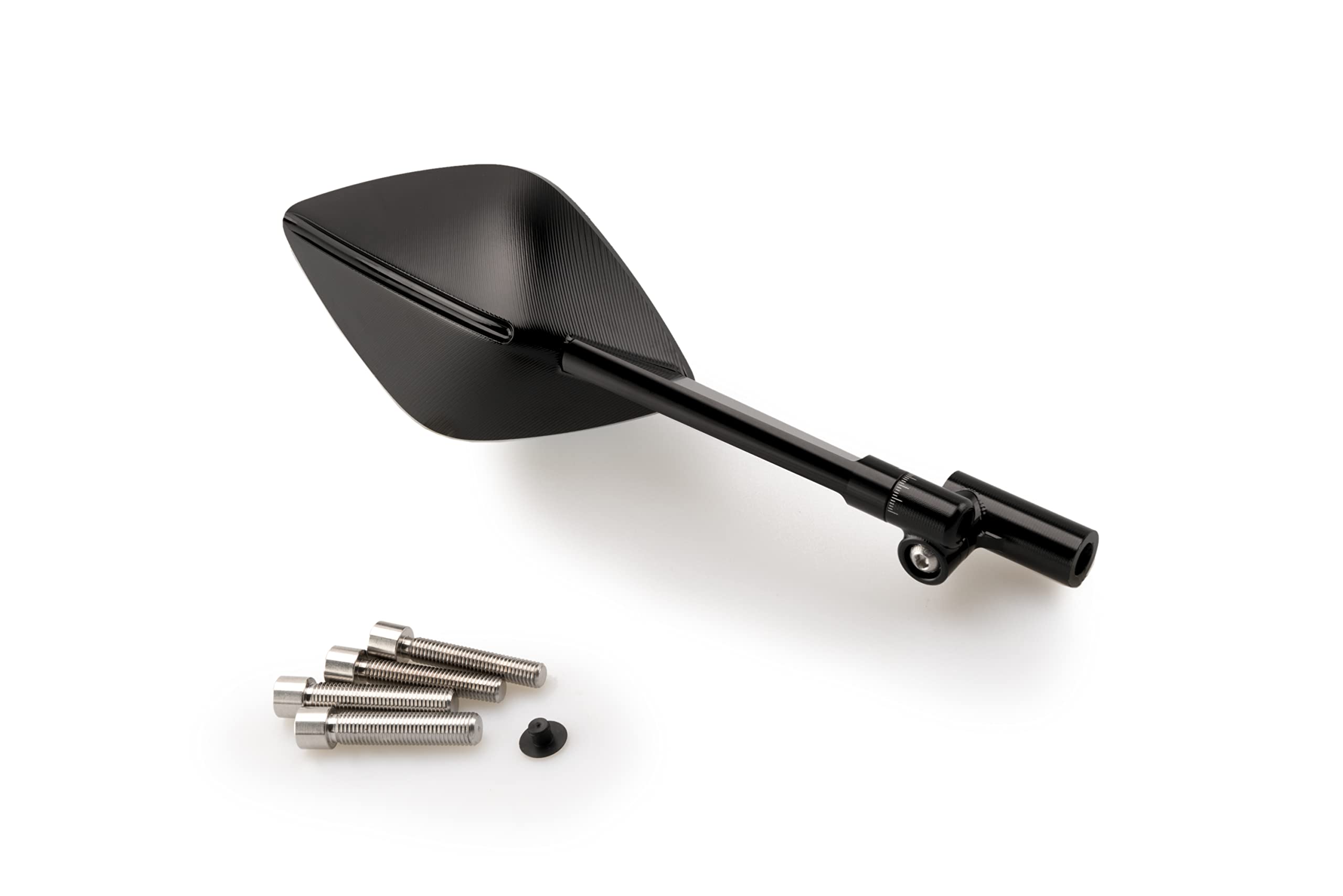 Puig Top Tech 1 Mirror - Right - M8/M10 Fitment | Black