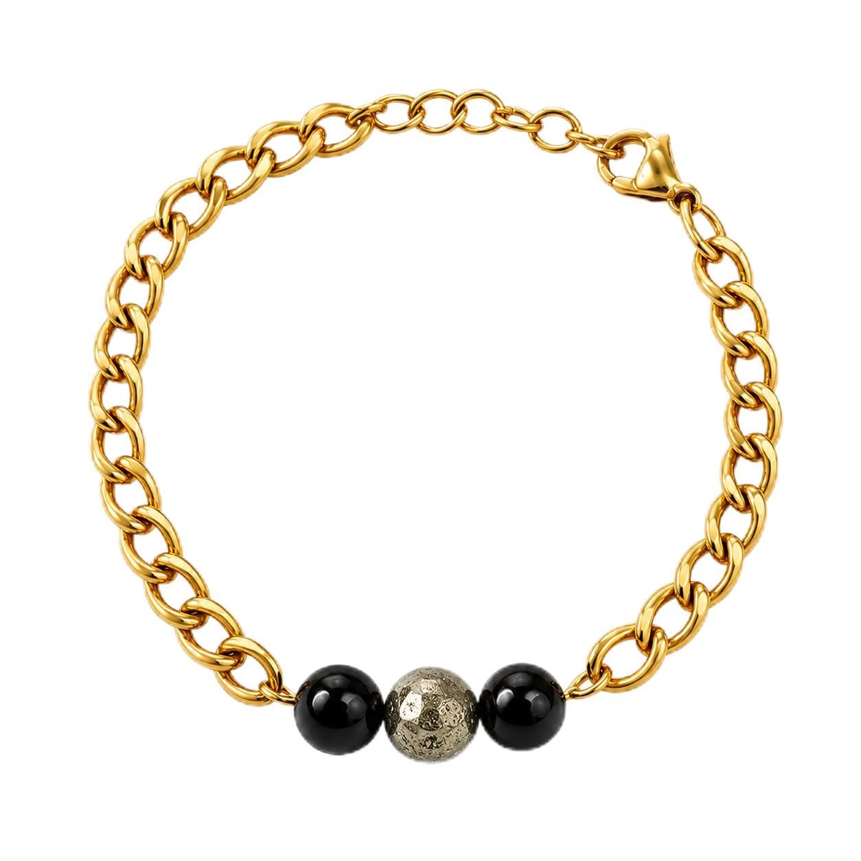 Richie Rich Cuban Bracelet – 24K Gold Tone | Luxury Statement Chain | Premium Unisex Jewelry for Men & Women-image-11