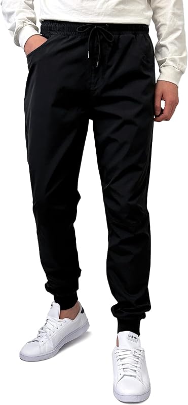 Southpole Mens Workout Tech Woven Jogger Pants Light Weight Track Pants