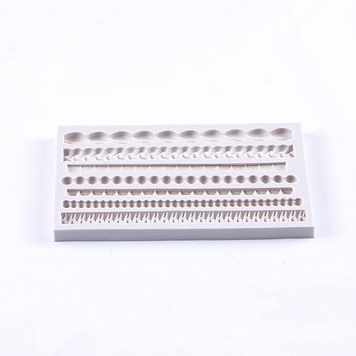 Miniatura 7 de Moldes de fondant de encaje de voluta, decoración de marco de chocolate barroco, molde de alivio de marco de arcilla para decoración de cumpleaños,