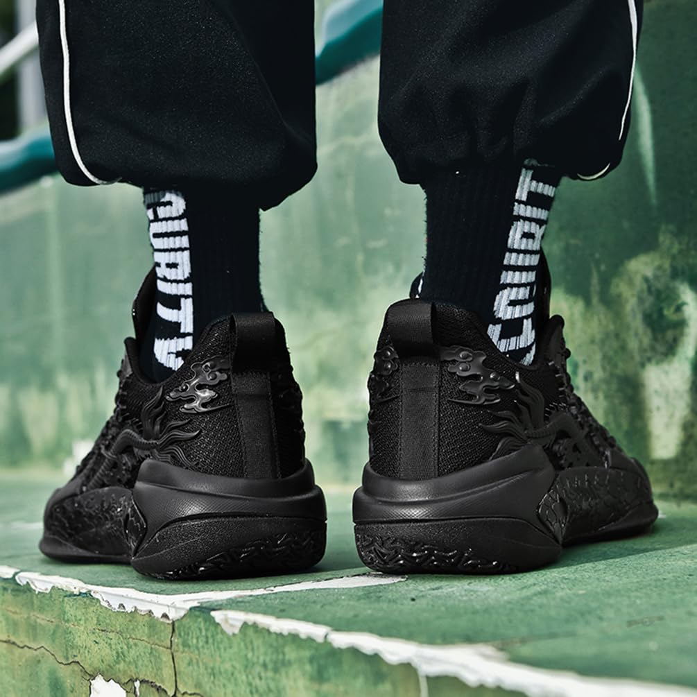 Męskie buty do koszykówki, buty sportowe, lekkie, oddychające, amortyzujące wstrząsy, męskie buty do koszykówki, do biegania, sportowe trampki, Mt D21, 45 EU